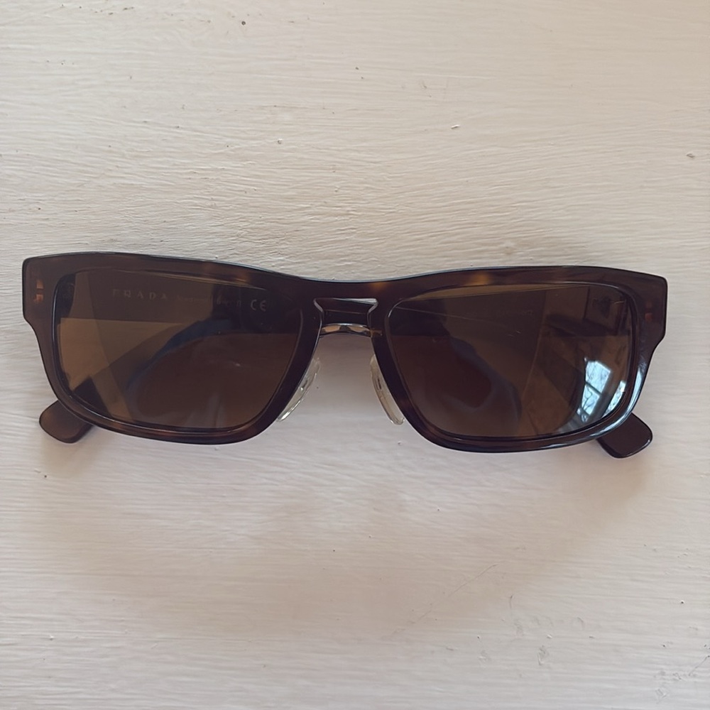 Prada Brown Tortoise Sunglasses - Picture 3 of 13